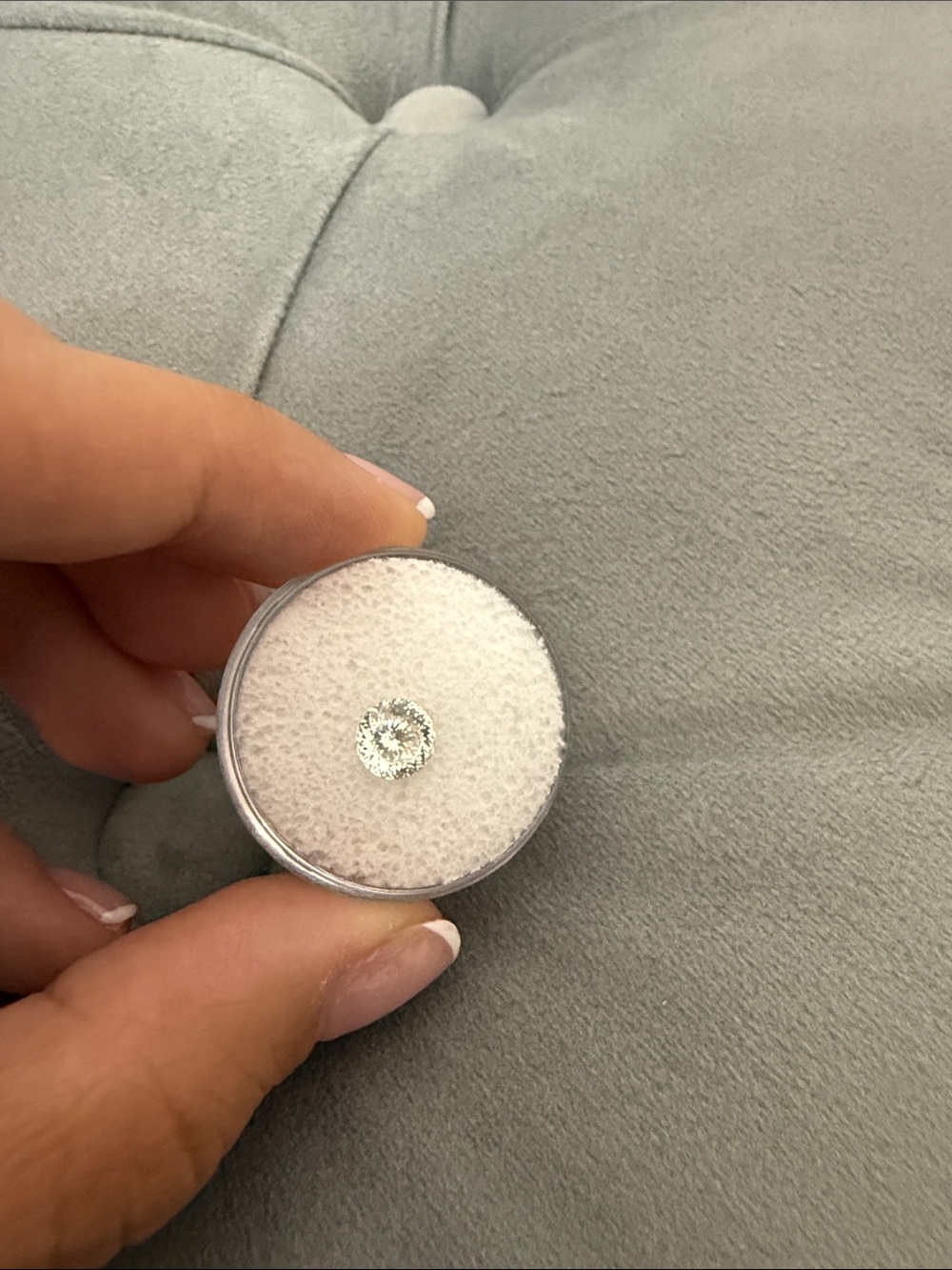 1.04 CT lab grown diamond loose stone Round